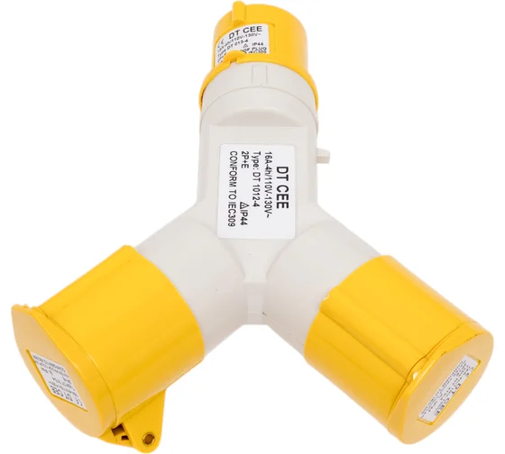Двухлучевая розетка ANDELI AM-1012-4 16A 220В~ 2P+E IP44 ADL13-066-2