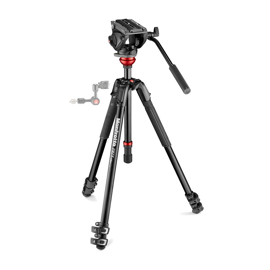 Видео Голова 500 серии и Трипод 190X Video Alu Tripod Manfrotto-3