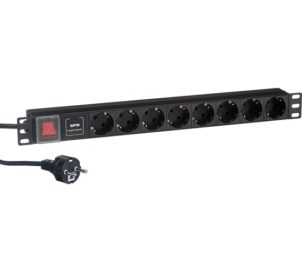 Блок роз ExeGate ServerPro PDU-19H807 Al-8S-EU2CU-SW-SPD1, 19, 1U