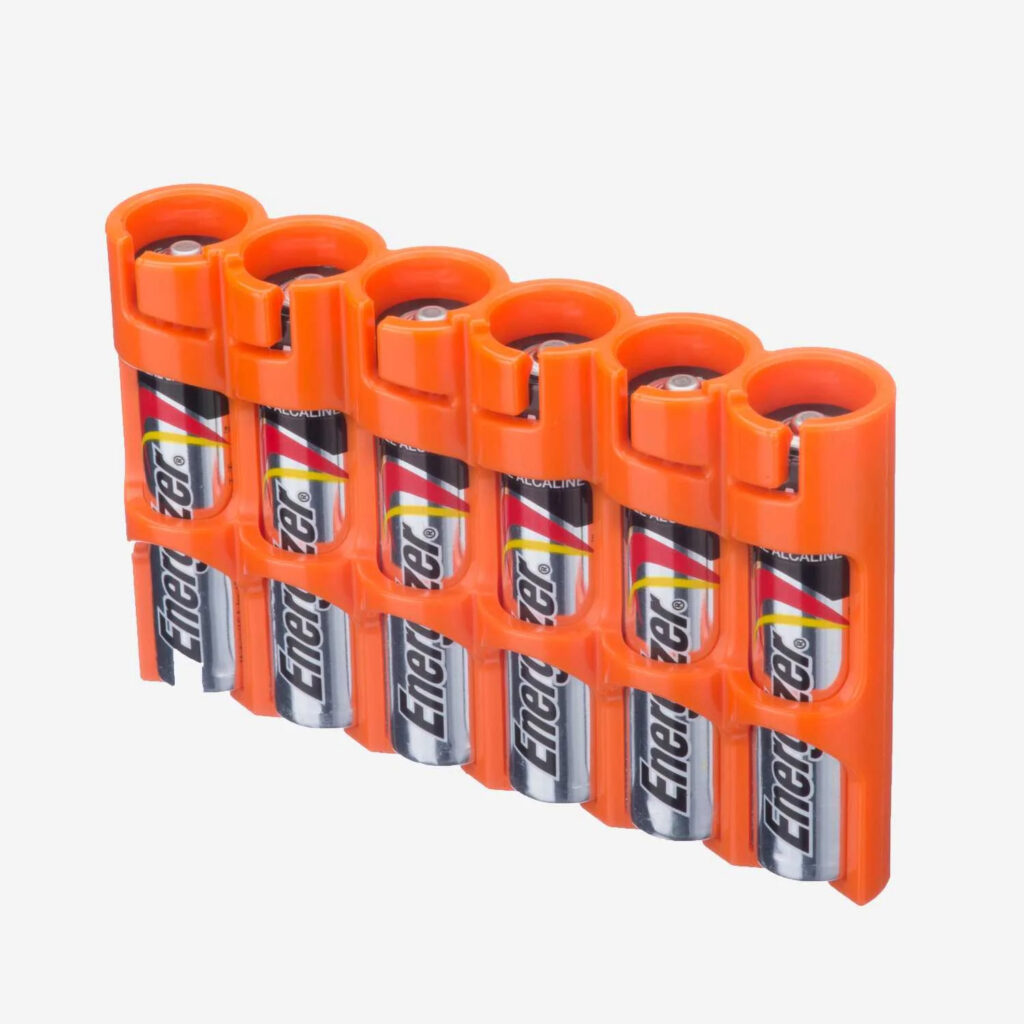 Кассета для аккумуляторов Slim Line AAA 6 Pack Storacell (Orange)-1