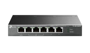 Коммутатор неуправляемый 1 Гбит/с TP-Link TL-SG1006PP (6 портов, PoE)