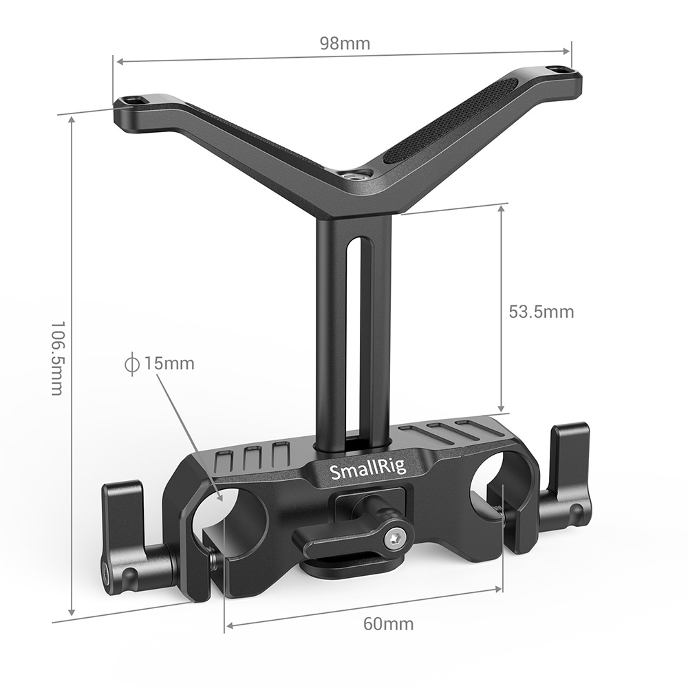 Поддержка Объектива SmallRig BSL2681  для направляющих 15мм-1
