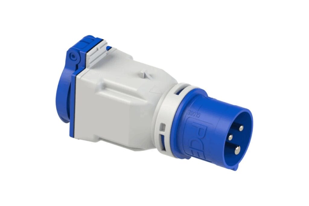 Адаптер CEE PCE 16A 1P+N+E – Schuko 16A 2P+E IP44 9433100-1