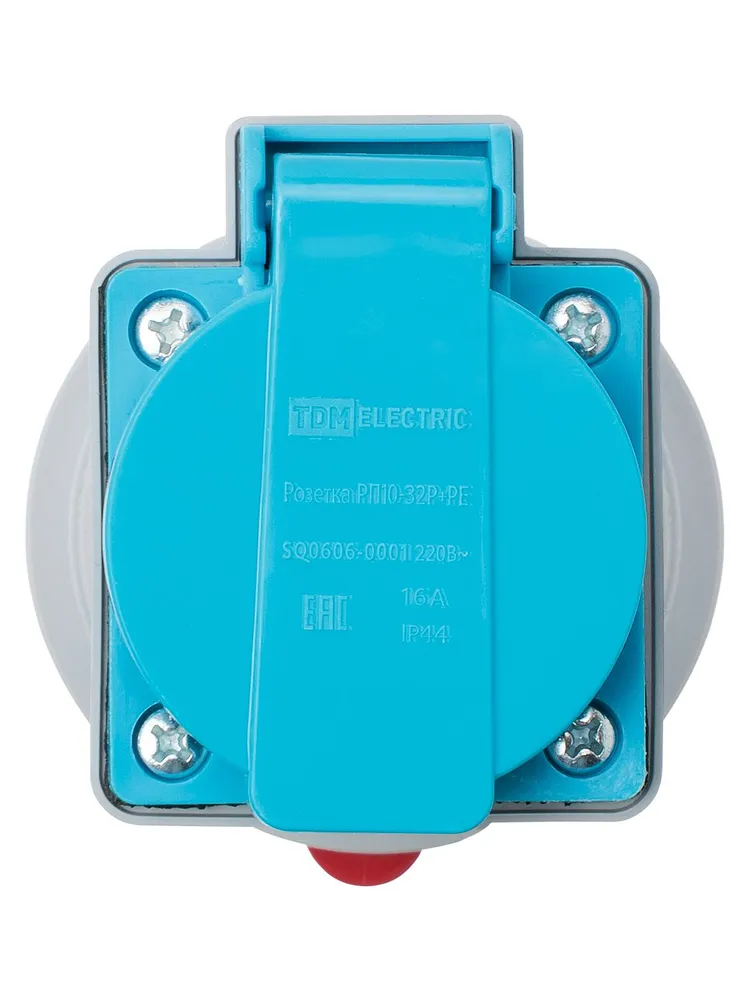 Адаптер TDM ELECTRIC IP44 16A с 3Р+PЕ+N 380В на 2Р+PЕ 220В SQ0611-0071-2