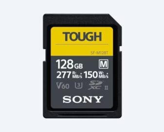Карта памяти SDXC 128 Гб Sony SF-M128T TOUGH UHS-II V60 W-150/R-277 MB/s