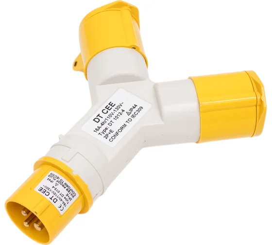 Двухлучевая розетка ANDELI AM-1012-4 16A 220В~ 2P+E IP44 ADL13-066-1