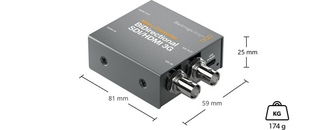 Конвертер Видеосигнала Blackmagic Micro Converter BiDirectional SDI/HDMI 3G-2