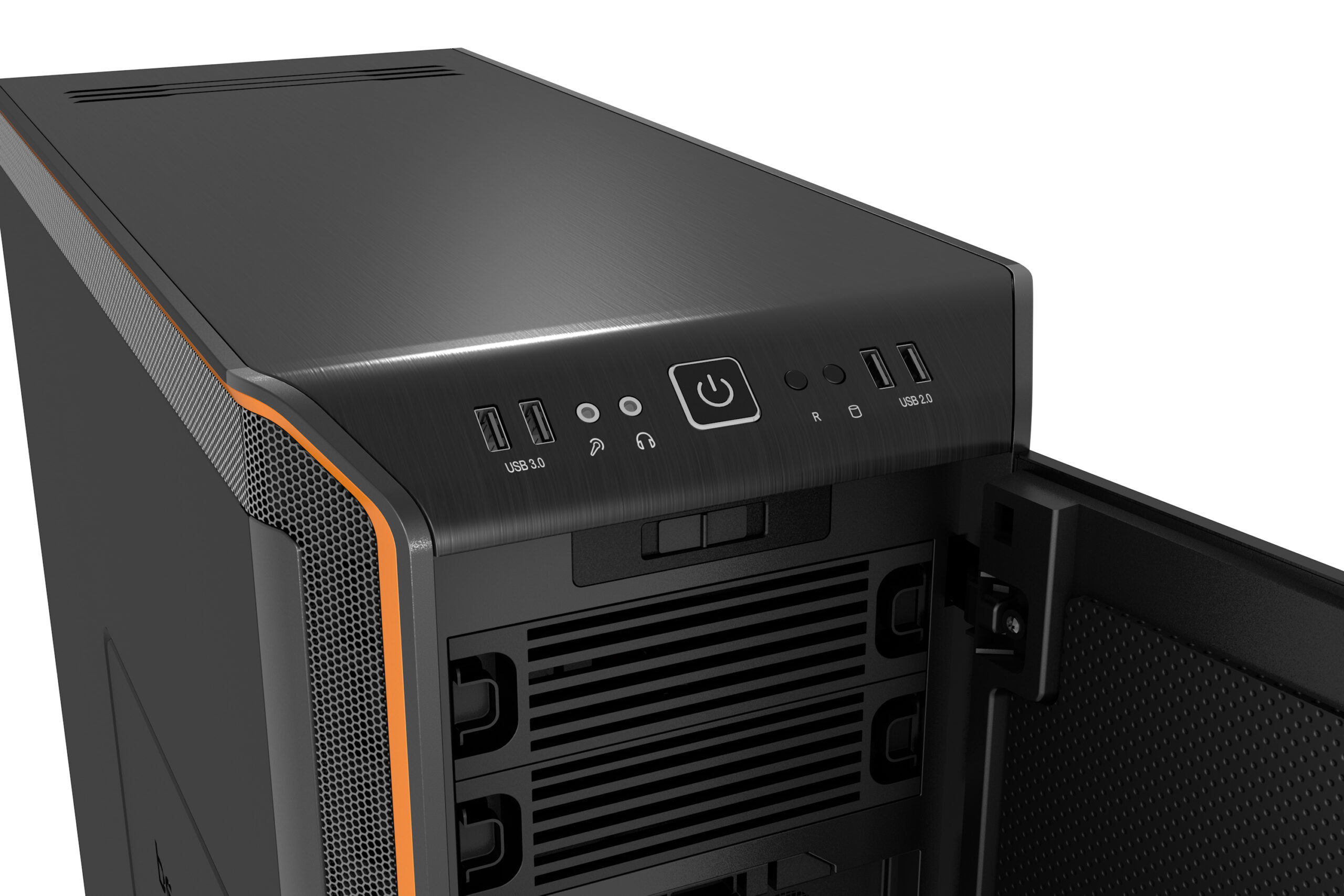 Компьютерный Корпус BeQuiet DARK BASE 900 ORANGE/Стекло [BG010]-5