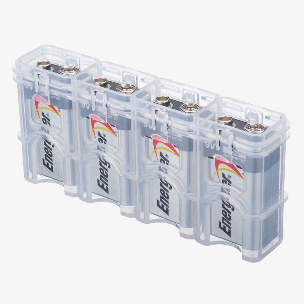 Кассета для аккумуляторов 4-9V Slim Line  (Clear)-1