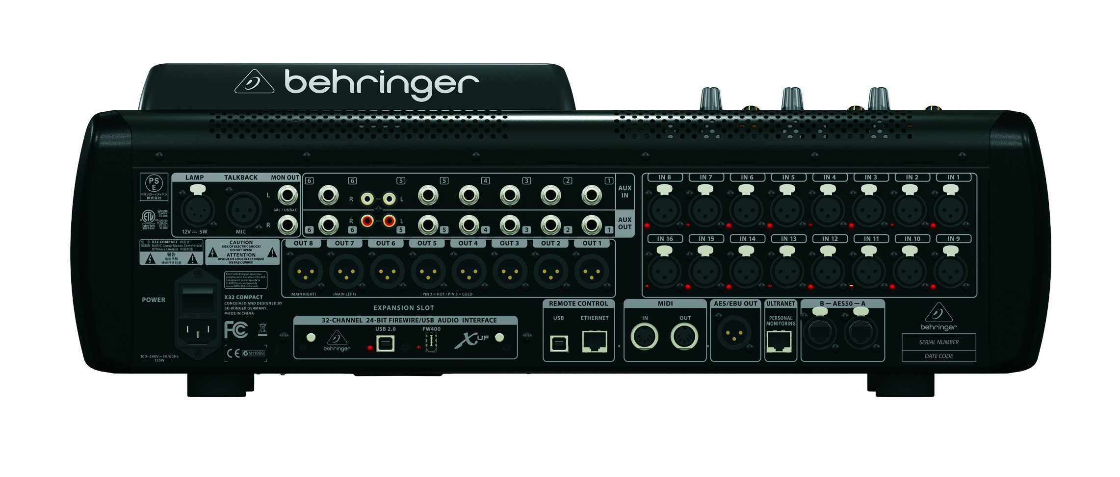 Микшерный Пульт Цифровой Behringer X32 Compact-2