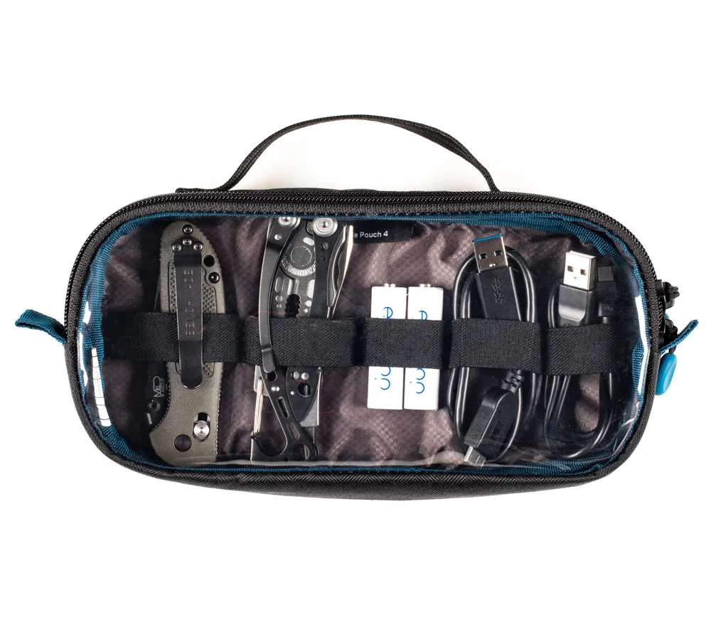 Чехол-органайзер Tenba Tools Cable Duo 4 (636-642, 22х11х7 см, синий)-3