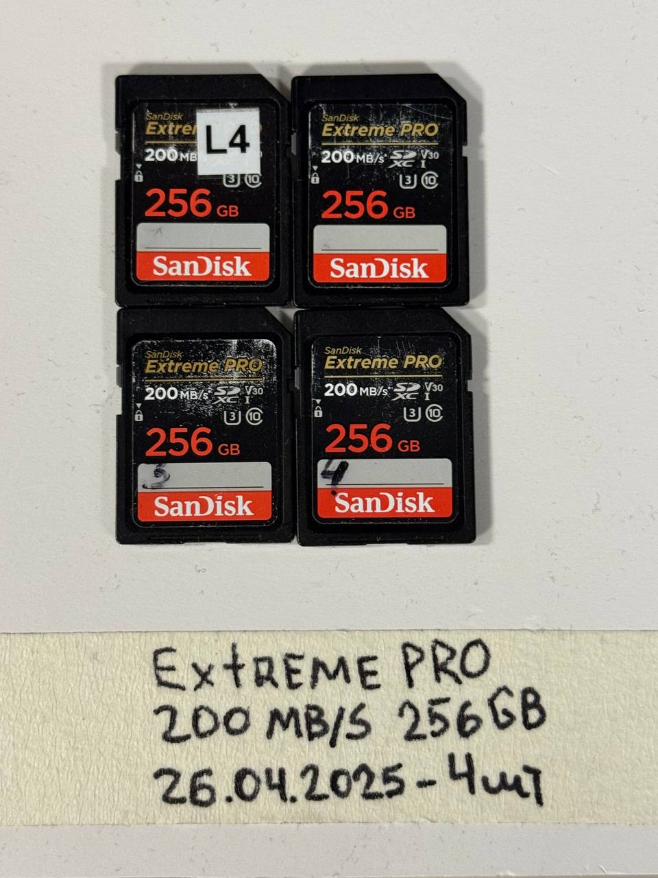 Карта памяти SanDisk Extreme Pro SDXC 256GB UHS-I V30 U3 200/140 Mb/s-3