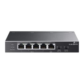 Коммутатор неуправляемый 1 Гбит/с TP-Link TL-SG1005P-PD (5 портов, PoE)