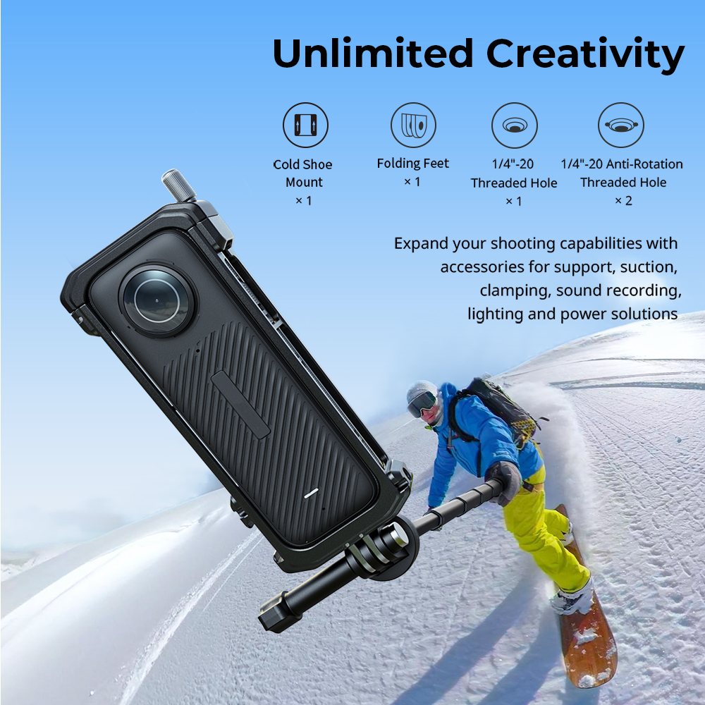 Клетка для Экшн-камеры Insta360 X4 Smallrig 4278-3