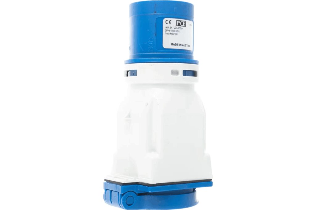 Адаптер CEE PCE 16A 1P+N+E – Schuko 16A 2P+E IP44 9433100-3