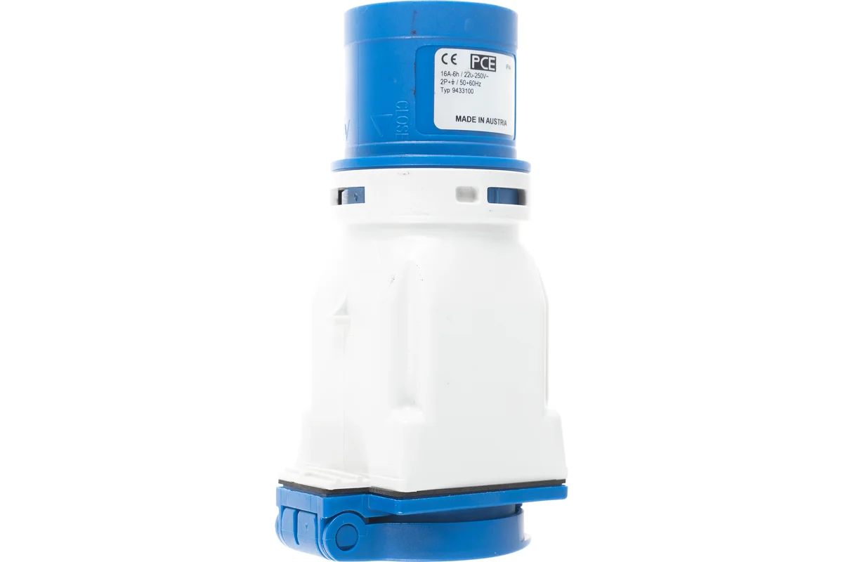 Адаптер CEE PCE 16A 1P+N+E – Schuko 16A 2P+E IP44 9433100-3
