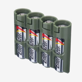 Кассета для аккумуляторов Slim Line AA 4 Pack Storacell (M.Green)