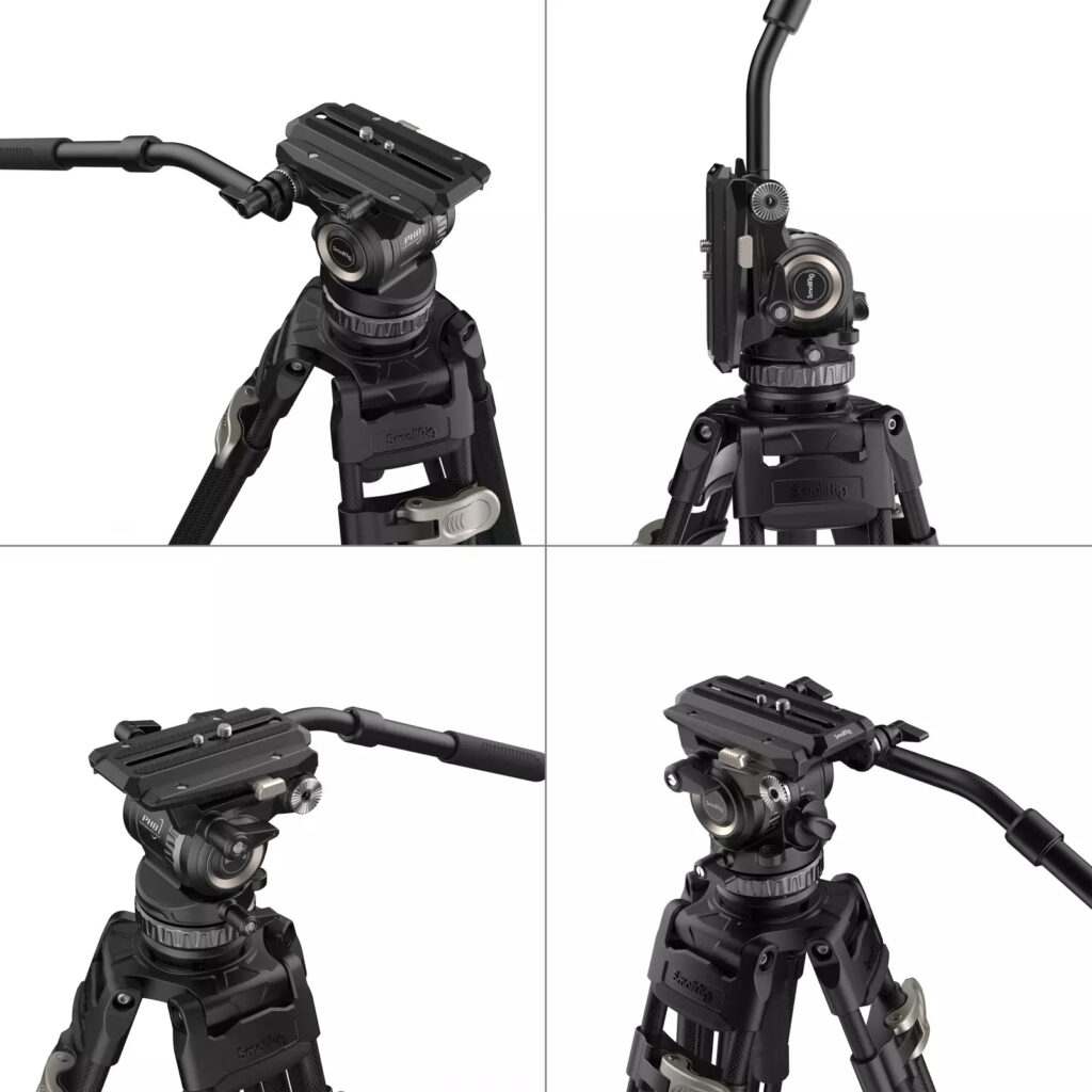 Штативный комплект SmallRig Professional Fluid Head Tripod Kit AD-Pro8 4465 (8кг,чаша 75mm)-3