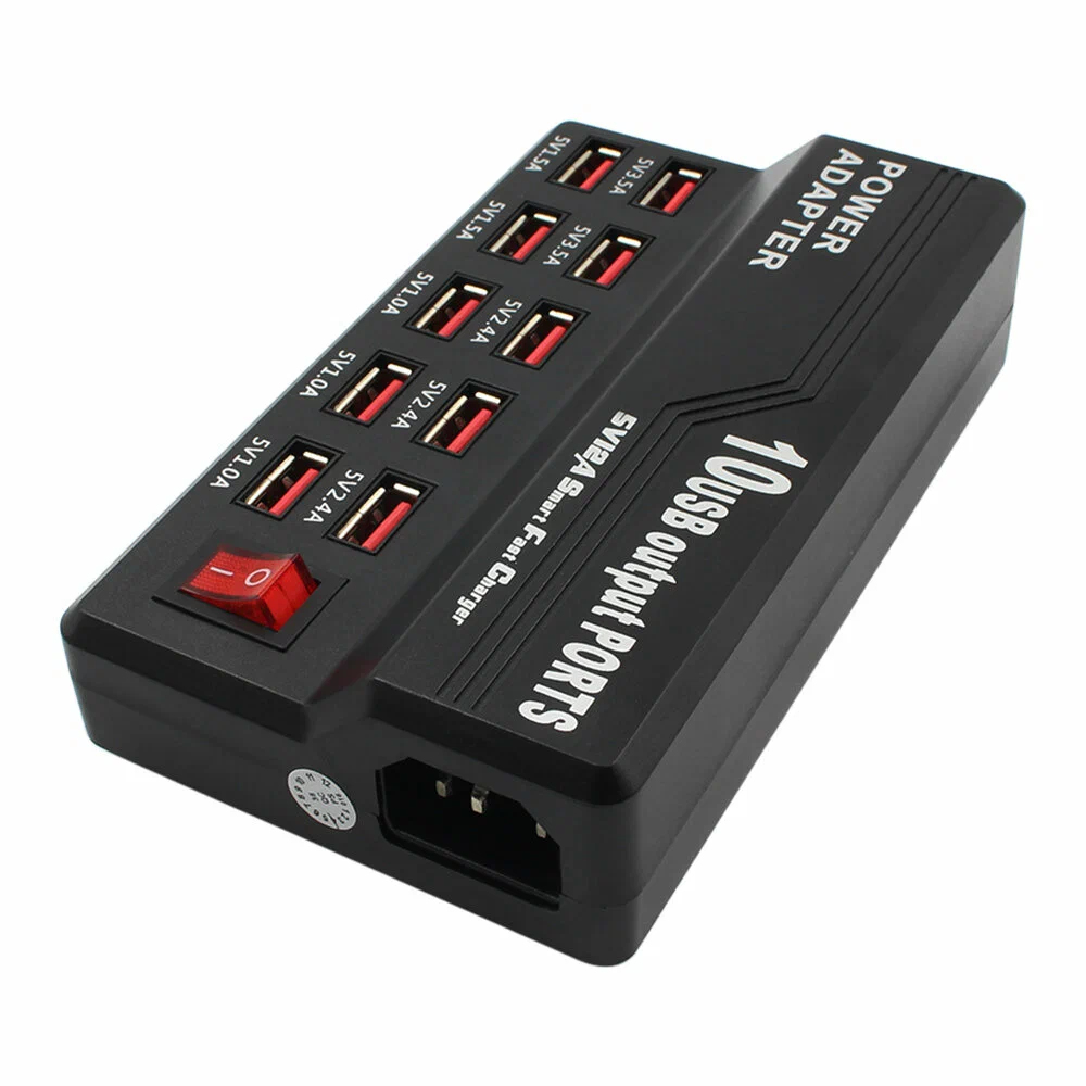 Зарядное Устройство USB NNM W-838 (порты: 10 Type-A /12A) 60Вт-3