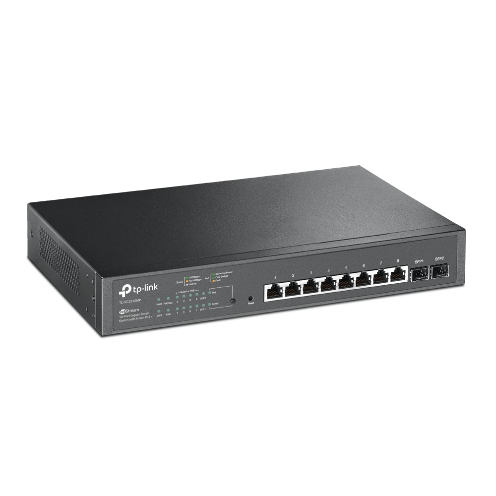 Коммутатор 1 Гбит/с TP-Link Omada TL-SG2210MP (8 + 2 портов/PoE)-3