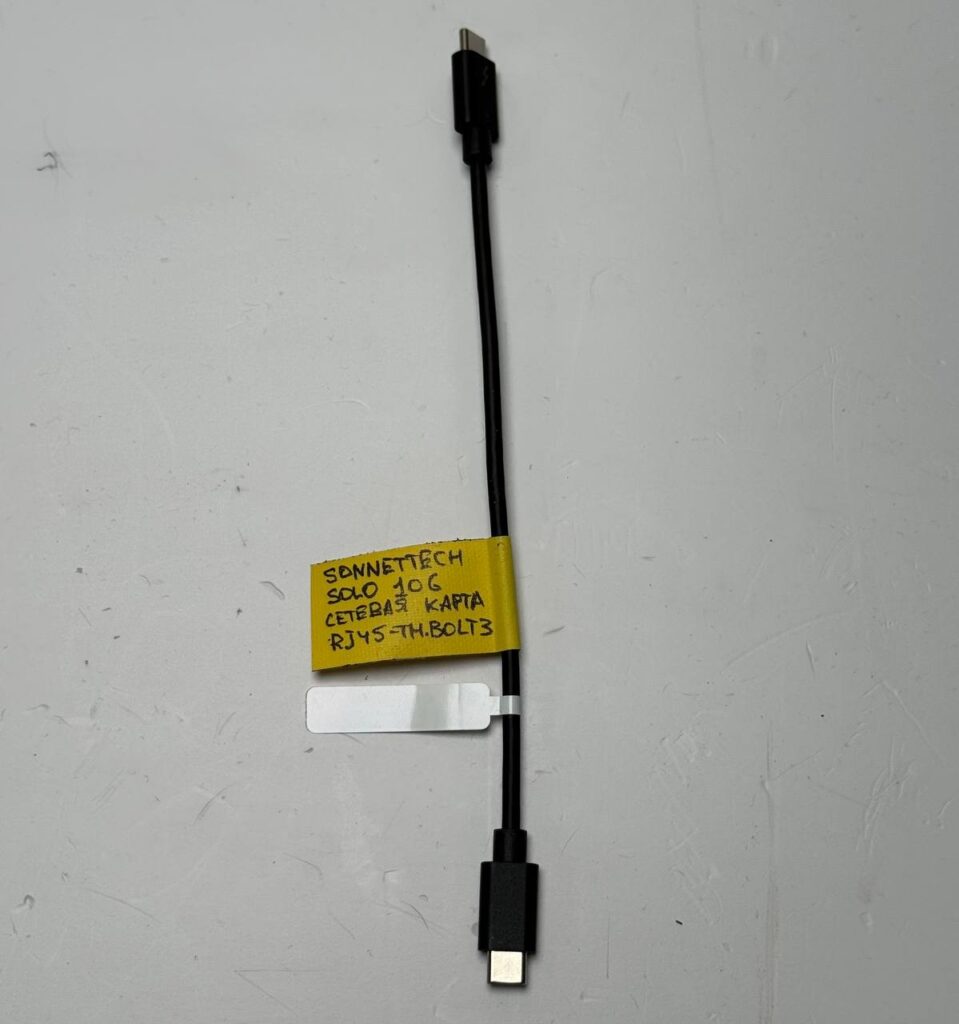 Кабель Thunderbolt 3/USB 4 Type C-Type C Sonnet Technologies 20 см-3