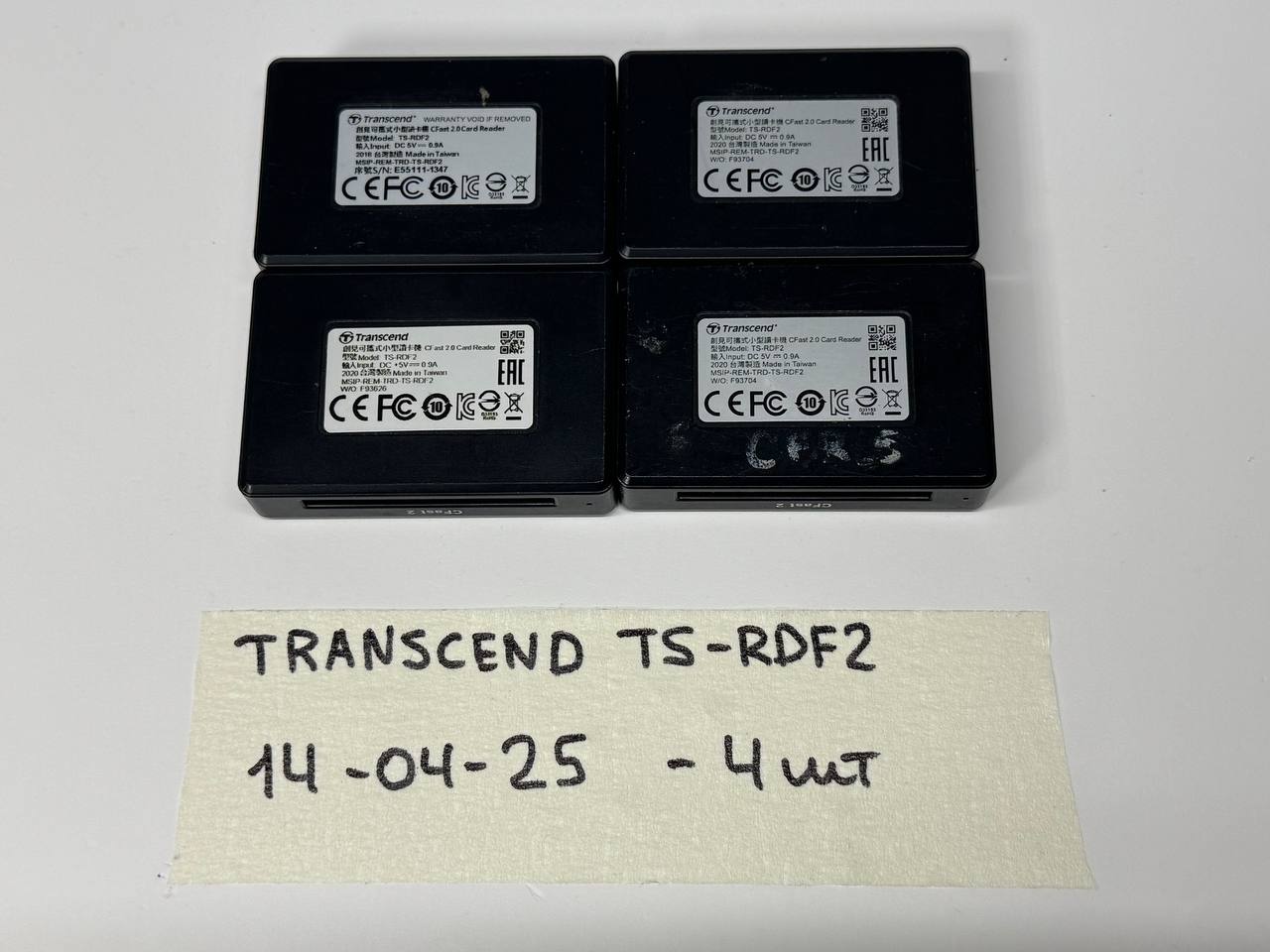 Кард-ридер Transcend CFast 2.0 TS-RDF2 (microUSB 3.1/ Gen 1/Type B)-2