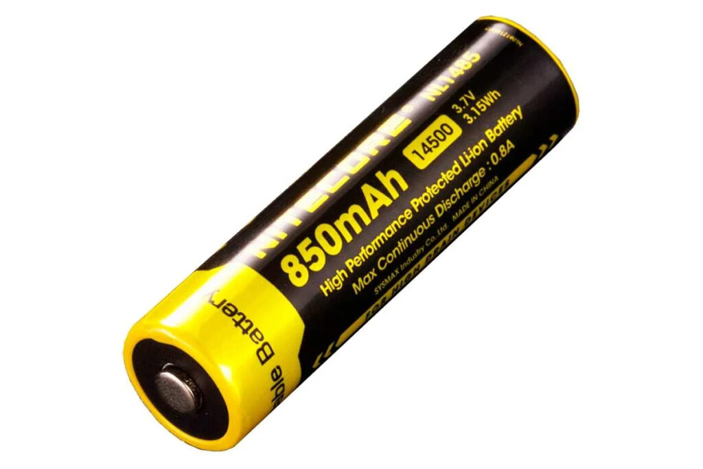 Аккумулятор 14500 Nitecore NL1485 9972 (Li-ion;850mAh;3.7V;Защищенный) 1шт-1