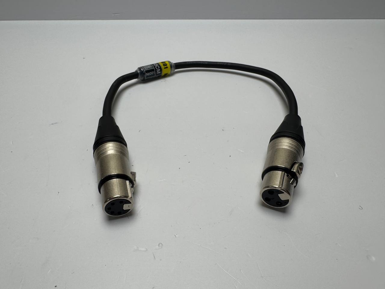 Кабель-Переходник Dmx XLR5pinF 一 XLR3pinF 2-жильный (Blankom/Neutrik) 30 см-1