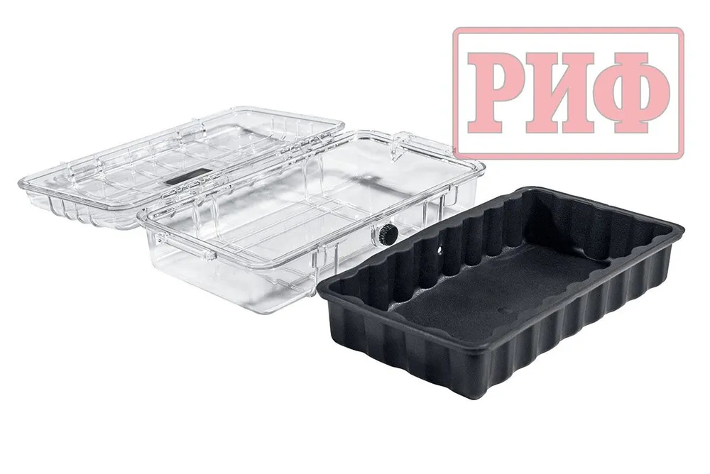 Кейс защитный ударопрочный РИФ IP55 WR-65T Прозрачный 250x142x65 мм-4