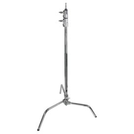 Стойка C-stand 30" со скользящей ногой KUPO CS-30M Silver (112-250см)