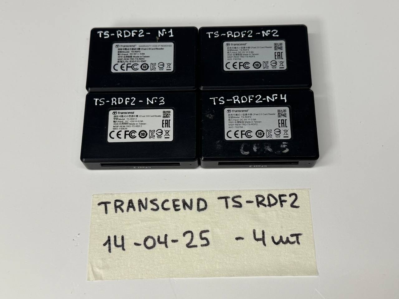 Кард-ридер Transcend CFast 2.0 TS-RDF2 (microUSB 3.1/ Gen 1/Type B)-4
