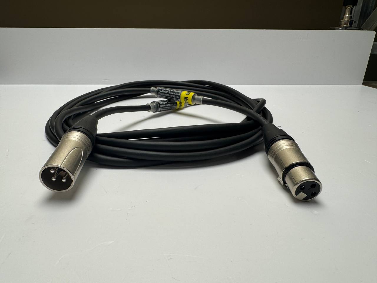Кабель Dmx XLR3pinM 一 XLR3pinF 2-жильный (Blankom/Neutrik) 5 м-1