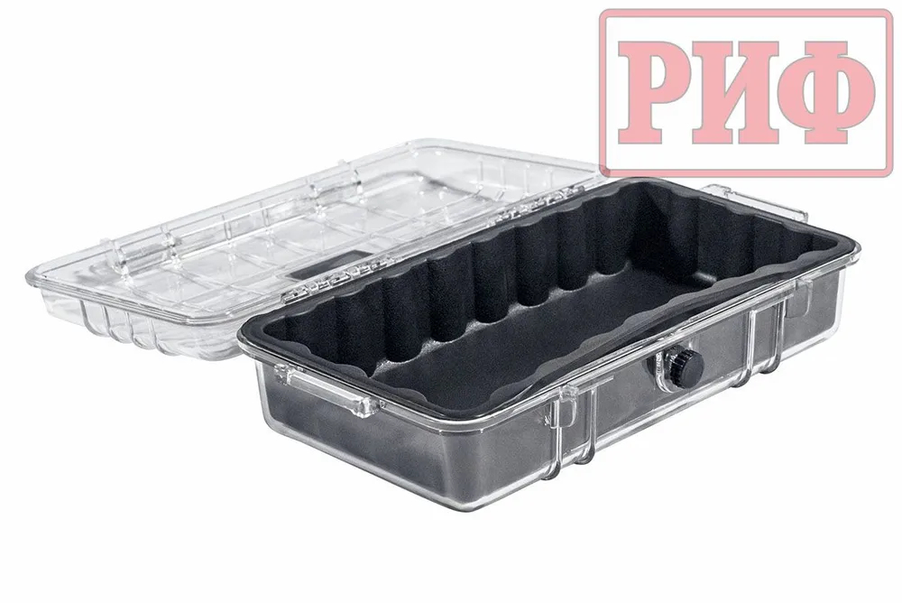 Кейс защитный ударопрочный РИФ IP55 WR-65T Прозрачный 250x142x65 мм-5
