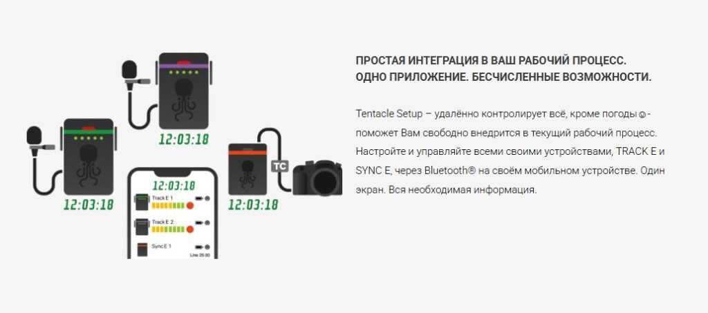 Рекордер Звука С Поддержкой Timecode Tentacle Track E (КОМПЛЕКТ 1 ШТ)-2