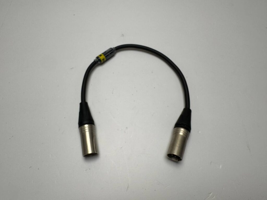 Кабель-Переходник Dmx XLR5pinM 一 XLR3pinM 2-жильный (Blankom/Neutrik) 30 см-2