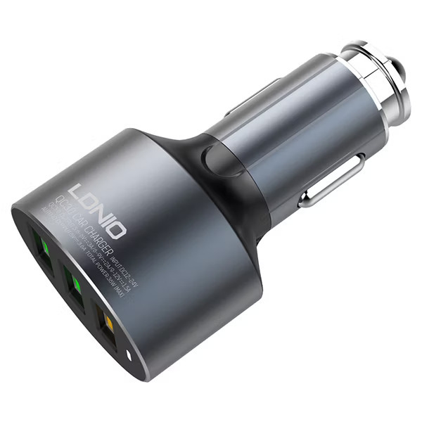 Автомобильная зарядка LDNIO C703Q 3 USB/QC3.0-2