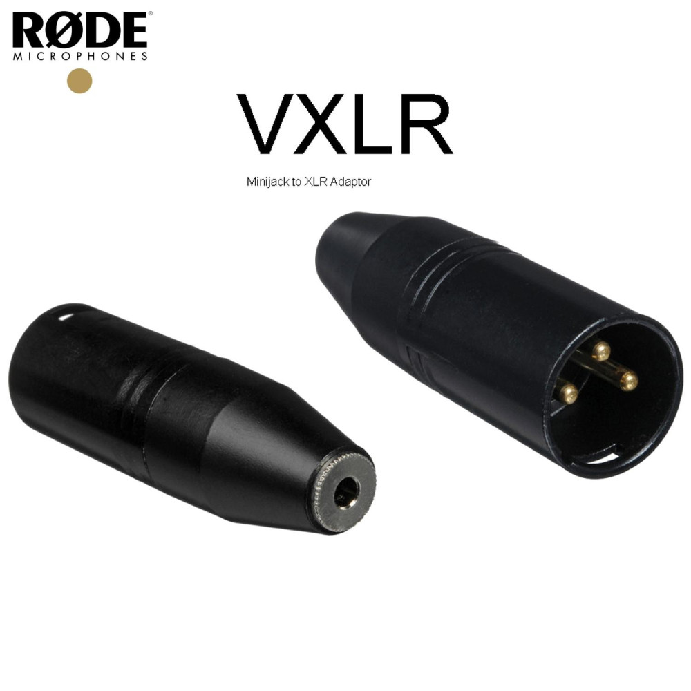 Адаптер с mini-Jack 3.5 мм(мама) на XLR 3pin (папа) Rode VXLR Черный-2