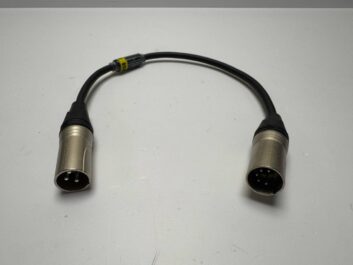 Кабель-Переходник Dmx XLR5pinM 一 XLR3pinM 2-жильный (Blankom/Neutrik) 30 см