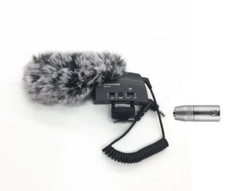 Микрофон - Пушка Sennheiser MKE-400 (+Ворсовка,Поролон,Адаптер) КОМПЛЕКТ K2
