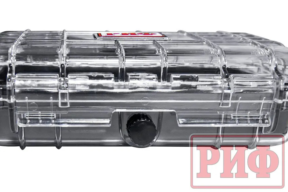 Кейс защитный ударопрочный РИФ IP55 WR-63T Прозрачный 190x130x55 мм-5