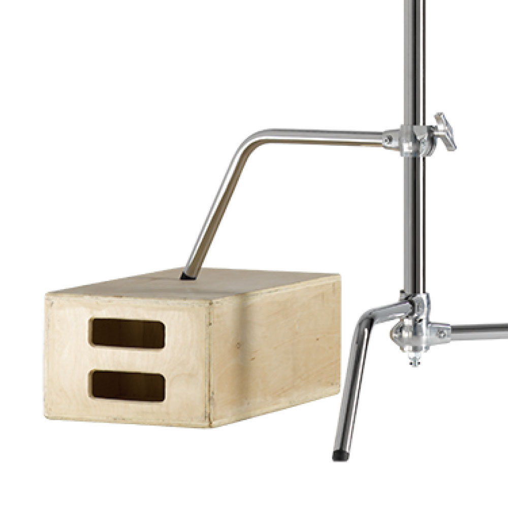 Стойка C-stand KUPO CS-30MK 30” Silver со скользящей ногой (112-250 см), КОМПЛЕКТ-5