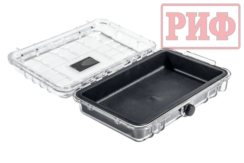 Кейс защитный ударопрочный РИФ IP55 WR-63T Прозрачный 190x130x55 мм-7