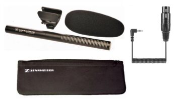 Микрофон - Пушка Sennheiser MKE 600 КОМПЛЕКТ K2 (Поролон,Подвес,Кабель)