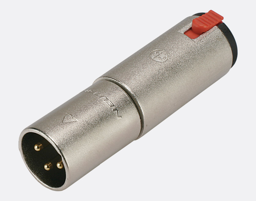Адаптер с Jack 6.3 мм 3pin (мама) на XLR 3pin (папа) Neutrik (3MX-3J)-2