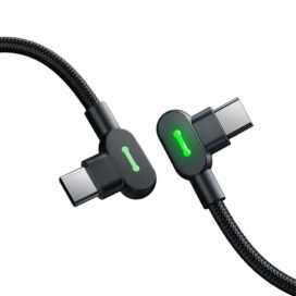 Кабель USB 2.0 Type-C/Type-C угловой Mcdodo,Черный,1.5 м