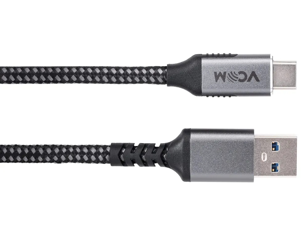 Кабель USB 3.2 Gen 2 (Type C - Type A) 4K 60Hz/ 20GBps/27W 1.0 м. VCOM (CU401M-1M)-3