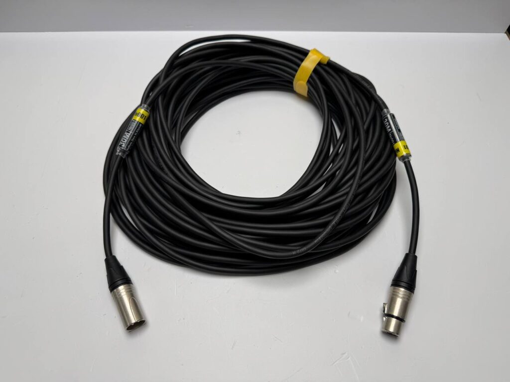 Кабель Dmx XLR3pinM 一 XLR3pinF 2-жильный (Blankom/Neutrik) 30 м-2