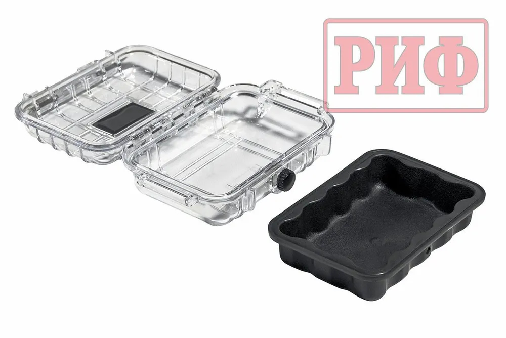 Кейс защитный ударопрочный РИФ IP55 WR-60T Прозрачный 145х105х50 мм-5