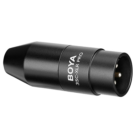 Адаптер с mini-Jack 3.5 мм(мама) на XLR 3pin (папа) Boya 35C-XLR PRO-3