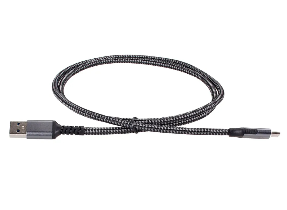 Кабель USB 3.2 Gen 2 (Type C - Type A) 4K 60Hz/ 20GBps/27W 1.0 м. VCOM (CU401M-1M)-2